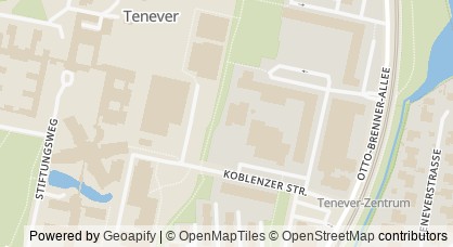 Kartendarstellung von  AG Jugend Osterholz