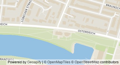 Kartendarstellung von  Sozialer Arbeitskreis Weserterrassen