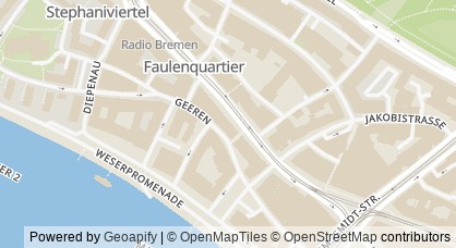 Kartendarstellung von  Netzwerk Arbeitsmarktintegration