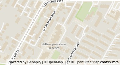 Kartendarstellung von  Sozialer Arbeitskreis Ältere Menschen Horn-Lehe