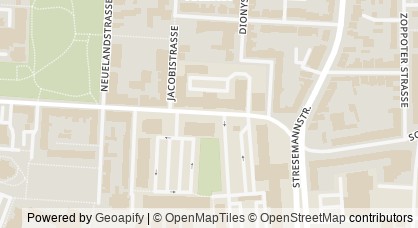 Kartendarstellung von  Steuerungsgruppe Präventionskette Bremerhaven