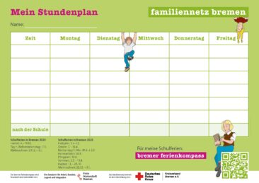 Bild vom Stundenplan Bremer Ferienkompass