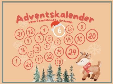 familiennetz-Adventskalender mit Gewinnen für Familien