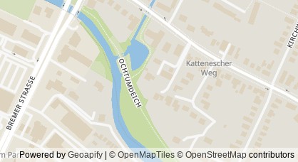 Kartendarstellung von  SOS-Jugendwohngruppe Kattenesch