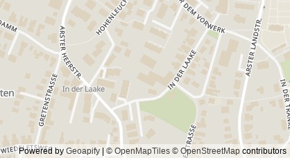 Kartendarstellung von  Hospiz Sirius