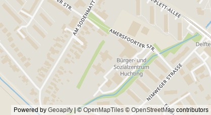 Kartendarstellung von  Quartiersmanagement Huchting