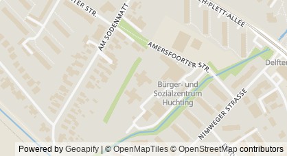 Kartendarstellung von  Pflegestützpunkt Huchting