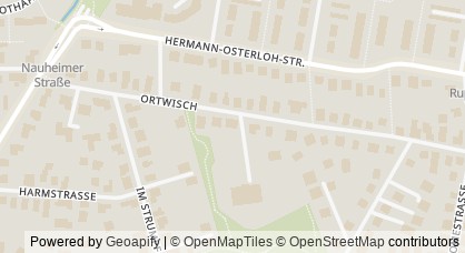 Kartendarstellung von  Kinder- und Familienzentrum Ortwisch