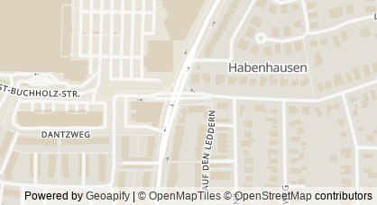 Kartendarstellung von  DRK-Mobilitätsangebot in Obervieland