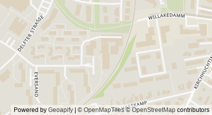 Kartendarstellung von  GesundheitsPUNKT Huchting