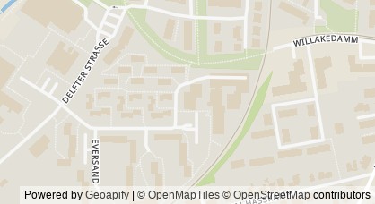 Kartendarstellung von  Dienstleistungs­zentrum (DLZ) Huchting