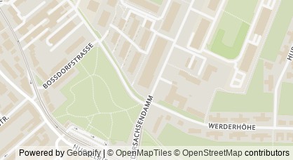 Kartendarstellung von  Beratung „Ankommen im Quartier“ (AiQ) Huckelriede