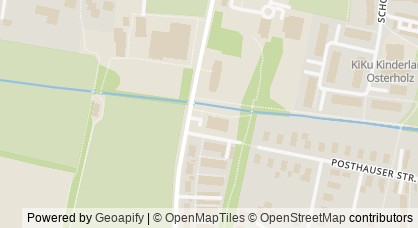 Kartendarstellung von  Orange House Bremen