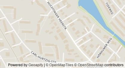 Kartendarstellung von  Kinder- und Jugendärztliche Gemeinschaftspraxis Huchting