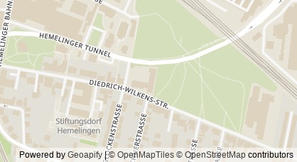 Kartendarstellung von  SOS-Kinder- und Familienzentrum Hemelingen