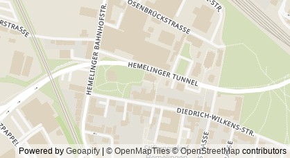 Kartendarstellung von  Bürgerhaus Hemelingen