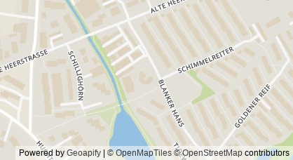 Kartendarstellung von  Kinder- und Familienzentrum Blanker Hans