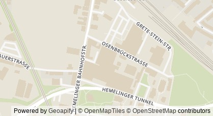 Kartendarstellung von  Grone-Bildungszentren Bremen