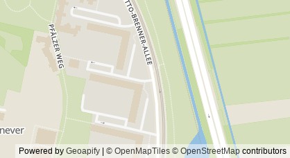 Kartendarstellung von  Quartiersmanagement Tenever