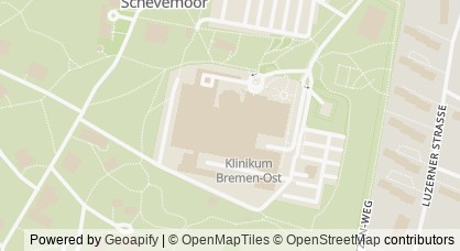 Kartendarstellung von  Kinder- und Jugendpsychiatrie, -psychotherapie und -psychosomatik