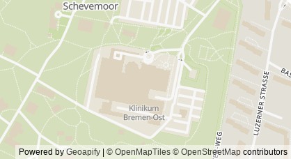 Kartendarstellung von  BravO – Bremen ambulant vor Ort (Bremen-Ost)