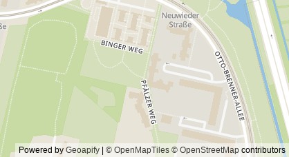 Kartendarstellung von  Kinder- und Familienzentrum Kinderhafen Tenever