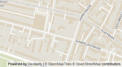 Kartendarstellung von  Kinder- und Familienzentrum Hohwisch