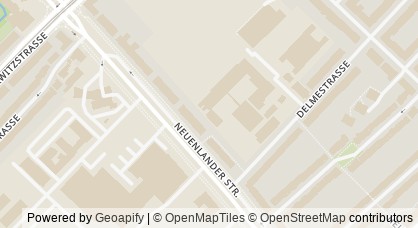 Kartendarstellung von  Kinder- und Familienzentrum Delmestraße