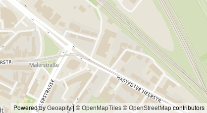Kartendarstellung von  Dienstleistungs­zentrum (DLZ) Hastedt