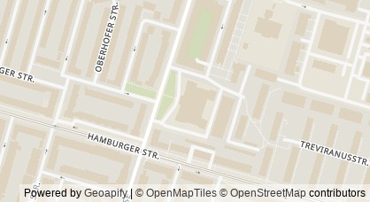 Kartendarstellung von  Autismus Bremen e.V.