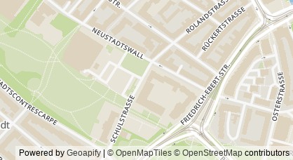 Kartendarstellung von  bremer shakespeare company