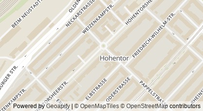 Kartendarstellung von  Tagesstätte Süd „Klamottencafé“