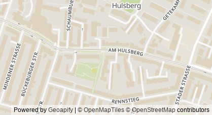 Kartendarstellung von  Kinder- und Jugendarztpraxis Am Hulsberg