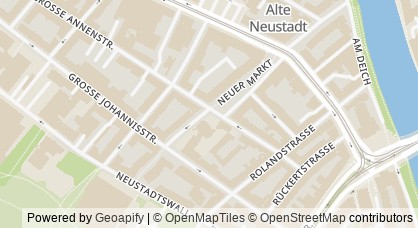 Kartendarstellung von  Gemeindezentren der Ev. Gemeinde Bremen-Neustadt