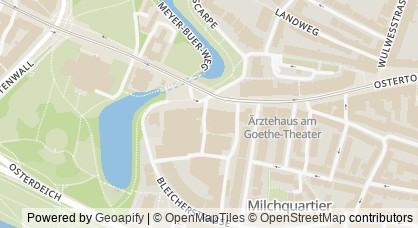 Kartendarstellung von  Literaturhaus Bremen [virt.] e. V.