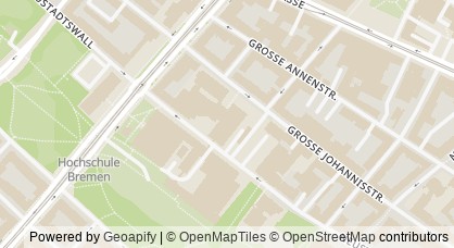 Kartendarstellung von  Familienbüro für Studierende