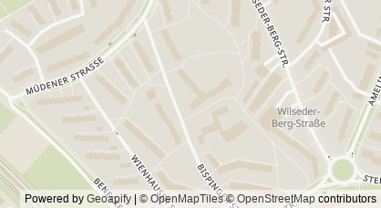 Kartendarstellung von  Kinder- und Familienzentrum Bispinger Straße