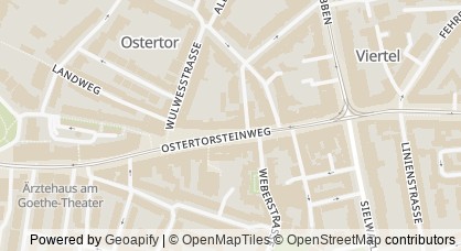 Kartendarstellung von  Pop-Up für trauernde Jugendliche