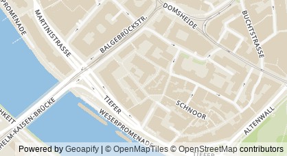 Kartendarstellung von  Bund der Katholischen Jugend Bremen (BDKJ)