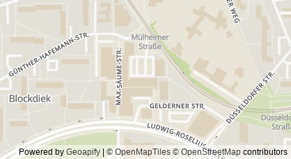 Kartendarstellung von  Treffpunkt „Wir in Blockdiek“