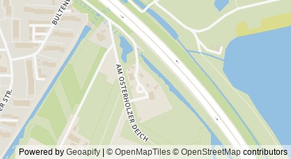 Kartendarstellung von  Kinderbauernhof Tenever