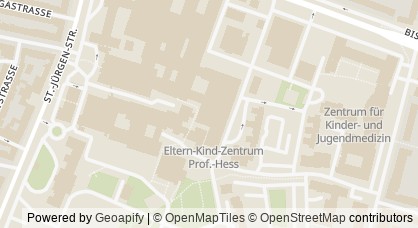 Kartendarstellung von  Eltern-Kind-Zentrum Prof. Hess