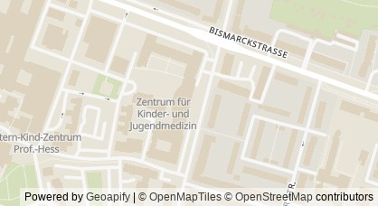 Kartendarstellung von  Behandlungszentrum (BHZ) Mitte