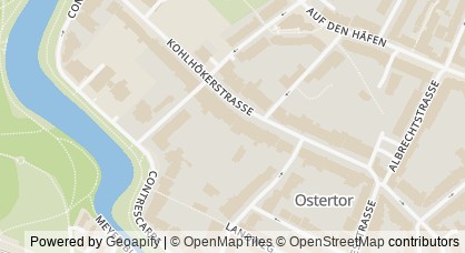 Kartendarstellung von  Kinder- und Jugendarztpraxis Conradi