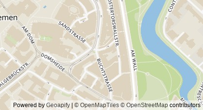 Kartendarstellung von  Naturfreundejugend Bremen