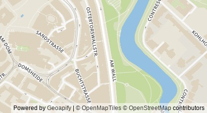 Kartendarstellung von  Stalking-KIT