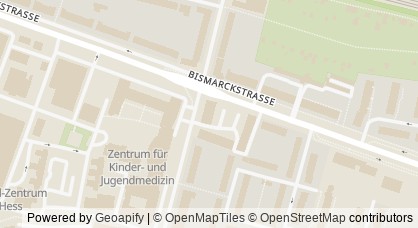 Kartendarstellung von  SPI-Kinderzentrum