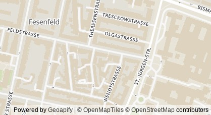 Kartendarstellung von  Bremer Welttheater