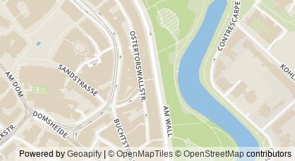 Kartendarstellung von  Inter*Beratung Bremen