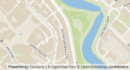 Kartendarstellung von  Tageseinrichtungen für Kinder (AWO Bremen)